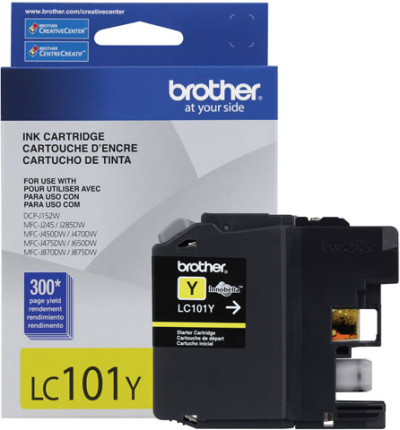 Brother LC101Y InkJet Cartridge