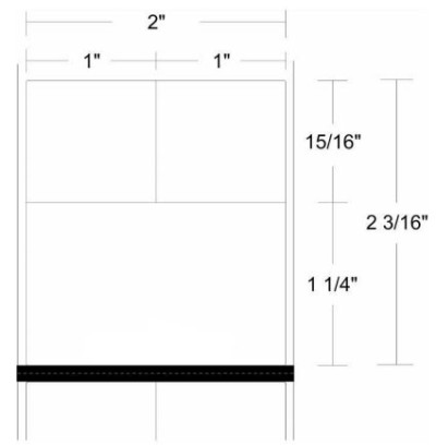 Zebra 10015775-R Barcode Label