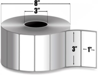 Zebra 72284-R Barcode Label