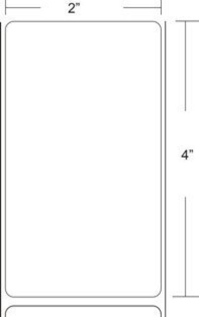 AirTrack® 2x4 DT-NP-Roll Barcode Label