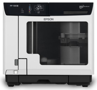 Epson Discproducer PP-100III CD/DVD/Blu-ray Disc Publisher and Printer Media Player