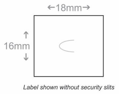 BCI LSA1618W-1RN-CS Labels