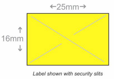 BCI LXK2516Y-1PS-SL Labels