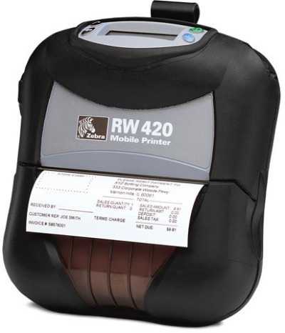 Zebra R4D-0U0A010N-GA Portable Barcode Printer