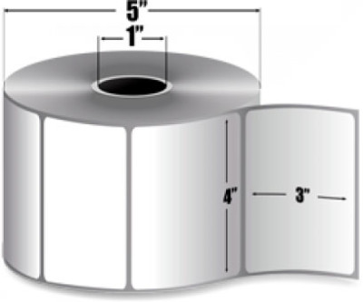 Zebra 83262-R Barcode Label