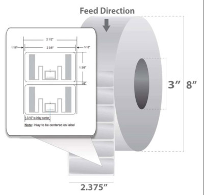 Zebra 10026448 RFID Label