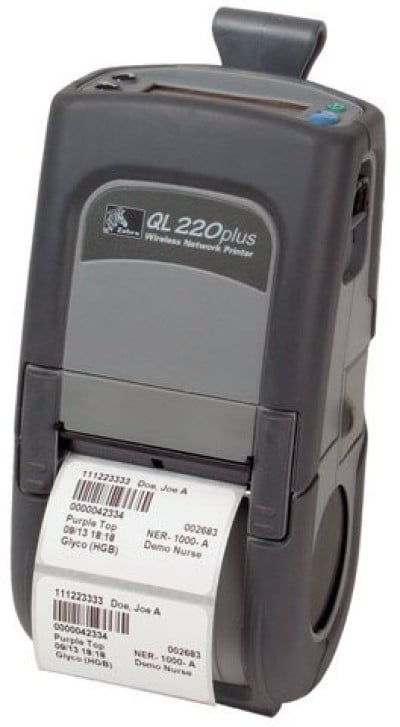 Zebra Q2D-LUBC0000-00 Portable Barcode Printer