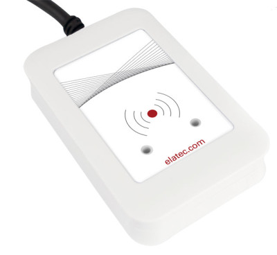 Elatec TWN4 MultiTech 2 -PI RFID Desktop Reader with HID iClass (White) RFID Reader