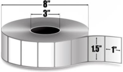 AirTrack® AiRD-15-1-5500-3 Barcode Label