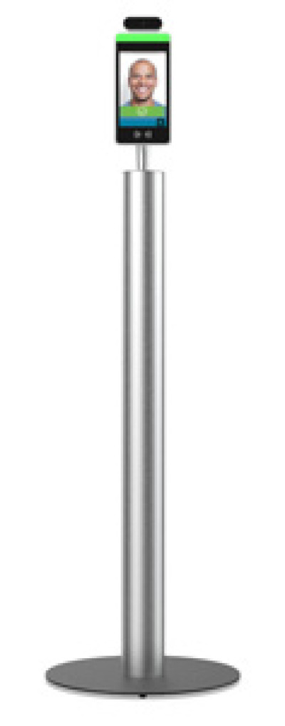 Barcodes Temperature Screening Kiosk Pedestal
