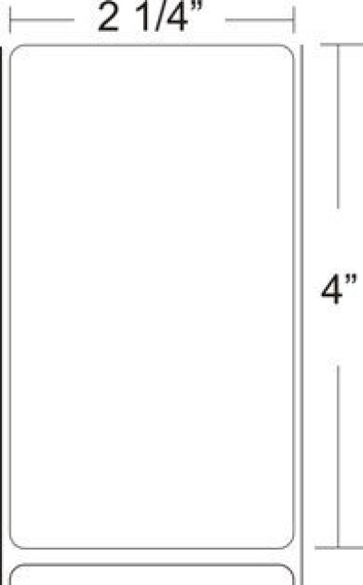 Zebra 800522-405 Barcode Label