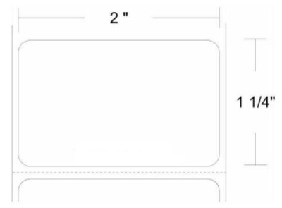 Zebra 10015772-R Barcode Label