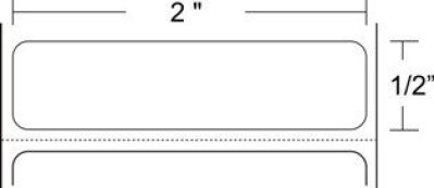Zebra 10011985-R Barcode Label