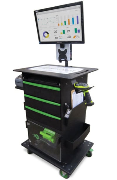 Newcastle Systems QC104NUR Mobile Cart