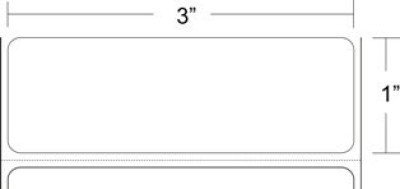Zebra 10022928 Barcode Label