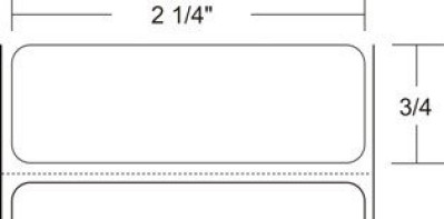 Zebra 10015340-R Barcode Label