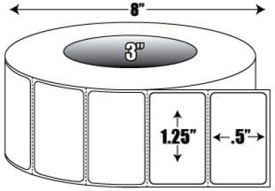 AirTrack® AiRT-125-05-9600-3-R Barcode Label
