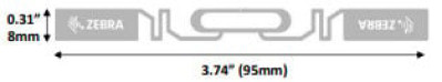 Zebra 10033970-R RFID Label