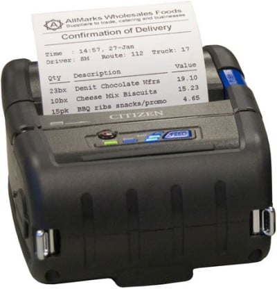 Citizen CMP-30IIUZ Portable Barcode Printer