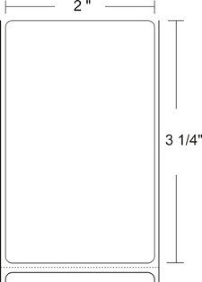 Honeywell E02208 Barcode Label