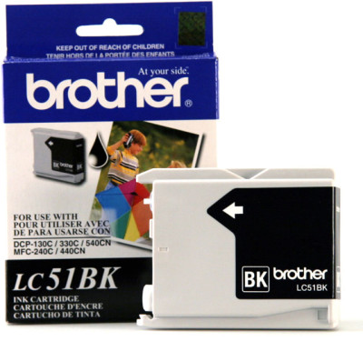 Brother LC51BK InkJet Cartridge