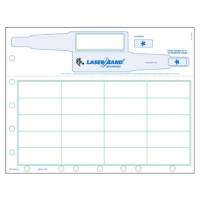 Zebra LB2-ADULT-L3ZS Wristbands