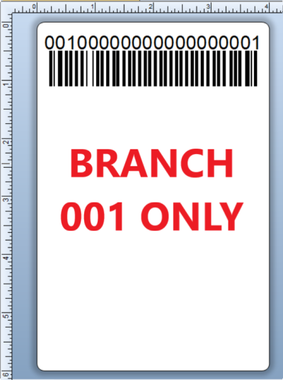 BCI DEXTER-4X6-LPN-001 Barcode Label