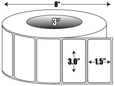 AirTrack® E08940-R-COMPATIBLE Barcode Label