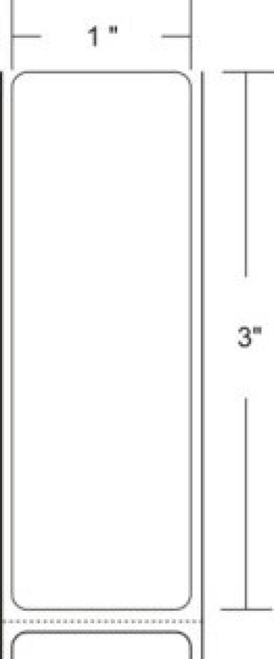 AirTrack® 1030DC-P.84M1-R Barcode Label