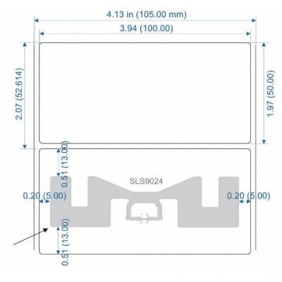 SLS RFID 10020302-9024-M730-SLS RFID Label