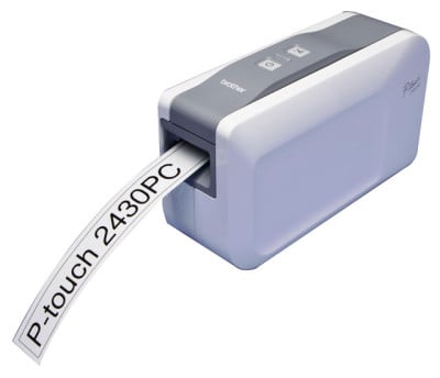 Brother PT-2430PC Barcode Label
