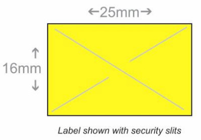 BCI LGG2516Y-1PS-SL Labels
