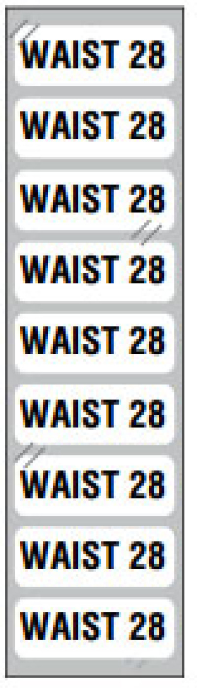 BCI WSHT31 Labels