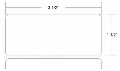 AirTrack® AiRT-35-15-3600-3-R Barcode Label