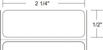 Zebra 56002 Barcode Label