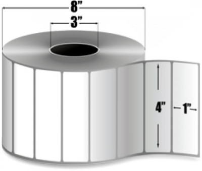 AirTrack® AiRD-4-1-5500-3-R Barcode Label