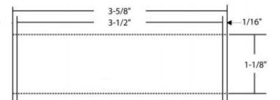 Zebra 10013639-R Barcode Label