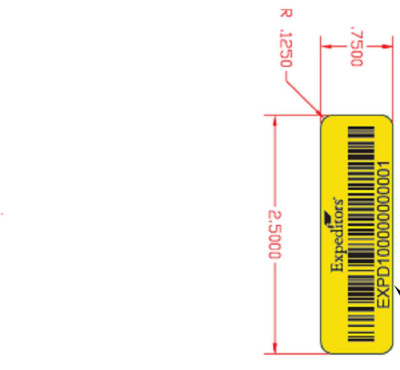 Honeywell H29439 Barcode Label