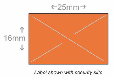 BCI LXK2516FR-1PS-SL Labels