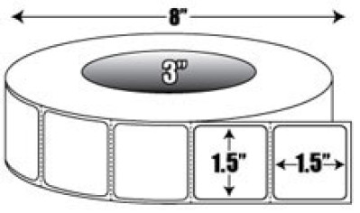 AirTrack® AiRD-15-15-3600-3 Barcode Label