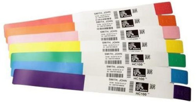 Zebra 10003852-R Wristbands