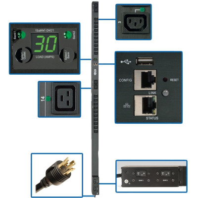 Tripp-Lite PDUMVR30HVNETLX Wireless Switch