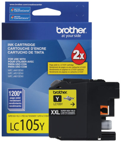 Brother LC105Y InkJet Cartridge