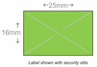 BCI LGG2516FG-1PS-SL Labels