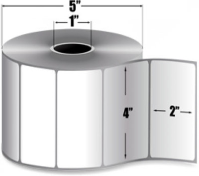 AirTrack® 18932-R-COMPATIBLE Barcode Label
