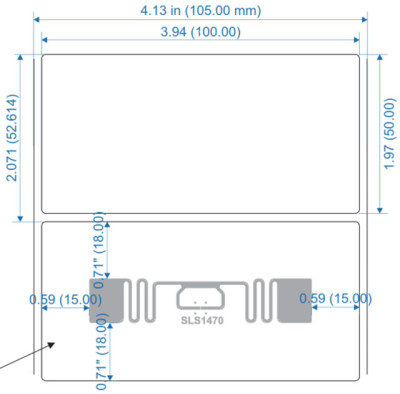 SLS RFID 10020365-SLS RFID Label