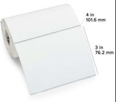 Zebra 10026373-R Barcode Label