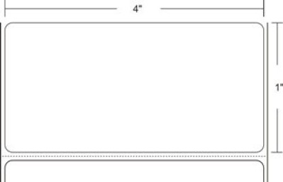SATO 54SX02011 Barcode Label