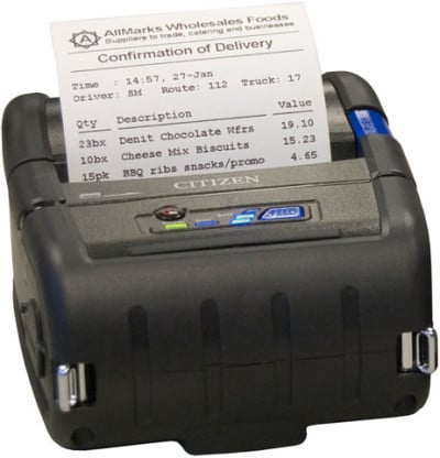 Citizen CMP-30U Portable Barcode Printer