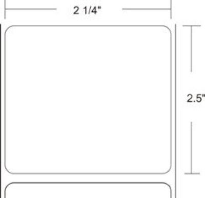 Zebra 72277-R Barcode Label